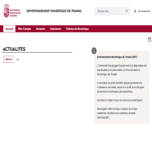 Logo du site de l'ENT de UBE